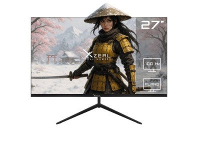 MONITOR LED XZEAL 27" (XSMO278B) XST590-1, 1920*1080 FULL HD, PLANO VA, 100HZ, 5MS, VGA,HDMI,NEGRO
