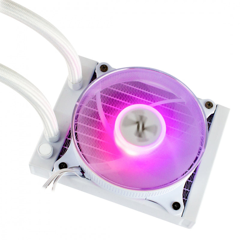 VENTILADOR P/CPU XZEAL (XZCO409W) XZ-409, REDONDO, 120MM, AMD,INTEL,ARGB,ENFRIAMIENTO LIQUIDO,BLANCO-3