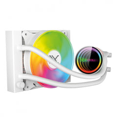 VENTILADOR P/CPU XZEAL (XZCO409W) XZ-409, REDONDO, 120MM, AMD,INTEL,ARGB,ENFRIAMIENTO LIQUIDO,BLANCO-1