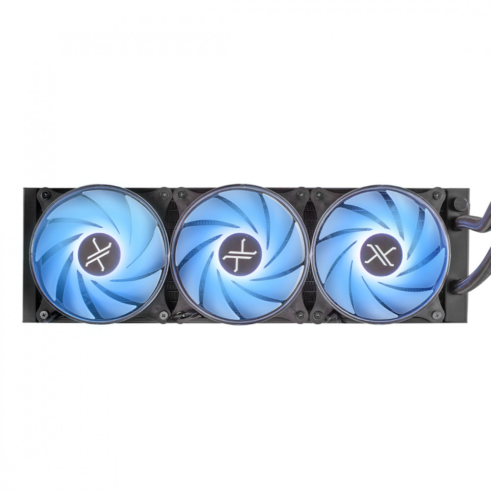 VENTILADOR P/CPU XZEAL (XZCO411B) ARGB,ENFRIAMIENTO LIQUIDO,3 VENT,120MM,NEGRO-3