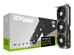 TARJETA DE VIDEO ZOTAC (ZT-B50700J-10P) RTX 5070 SOLID OC 12GB GDDR7,PCIE 5,3*FAN-1