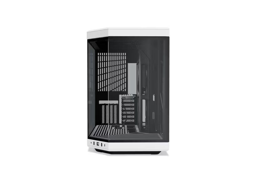 GABINETE HYTE (CS-HYTE-Y70-BW)Y70 EDICION ESTANDAR HYTE,ATX,CABLE RYSER INCL,NEGRO/BLANCO,S/FUENTE