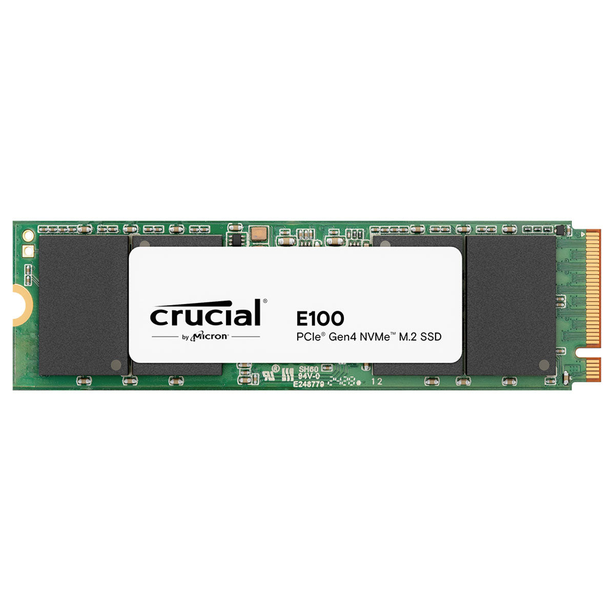 UNIDAD SSD M.2 CRUCIAL 480GB (CT480E100SSD8) E100, PCIE 4.0, NVME, 2280-1