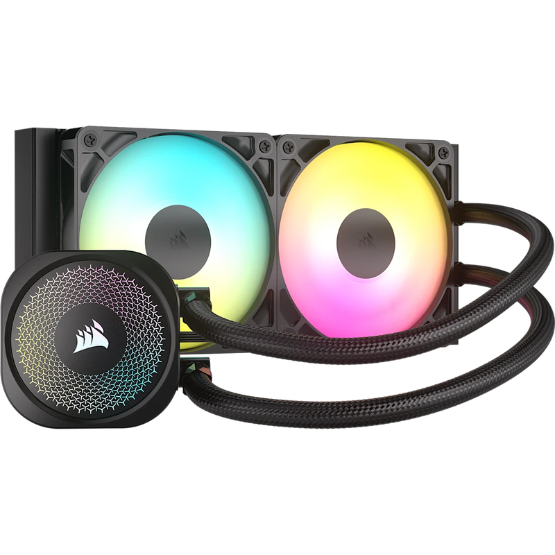 VENTILADOR P/CPU CORSAIR (CW-9060092-WW) NAUTILUS 240 RS ARGB ,2*FAN,ENFRIAMIENTO LIQUIDO-1