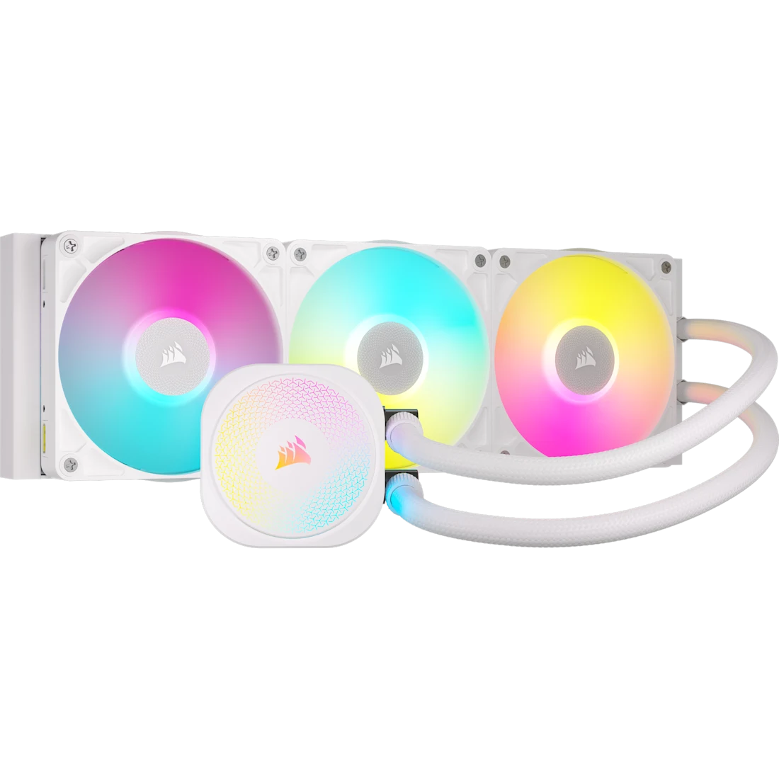 VENTILADOR P/CPU CORSAIR (CW-9061021-WW) ICUE LINK TITAN RX RGB,360MM,ENFRIAMIENTO LIQUIDO,BLANCO