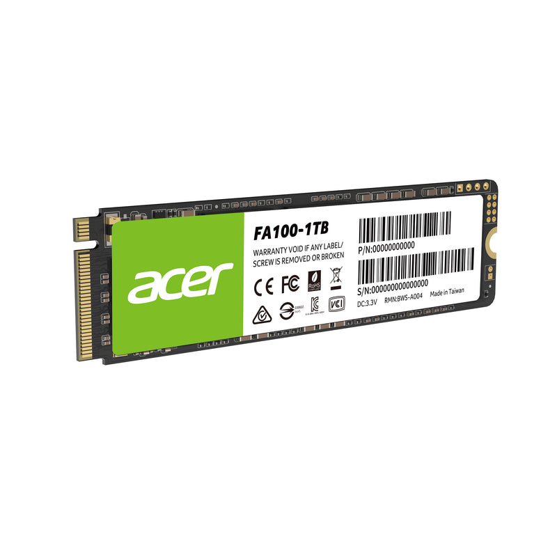 UNIDAD SSD M.2 ACER 1TB (BL.9BWWA.120) FA100, PCIE GEN3X4, 2280, 3300MB/S-5