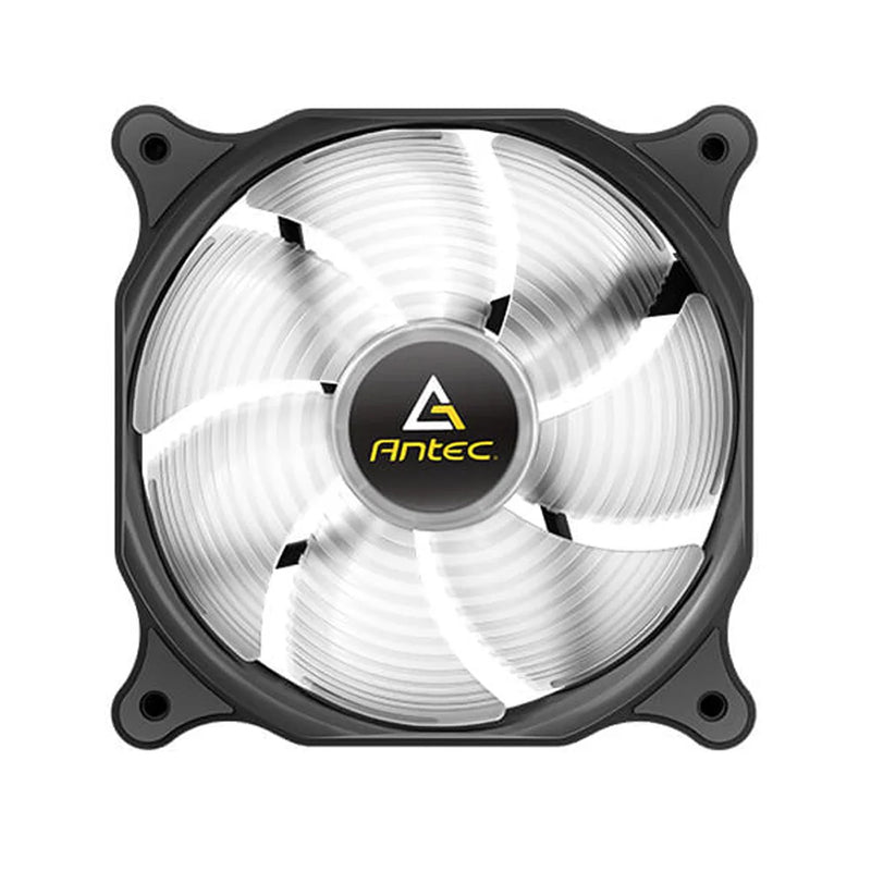 VENTILADOR P/GABINETE ANTEC (F12 RACING ARGB_3PK) PAQUETE 3 FAN ARGB 120MM,INCLUYE CONTROLADOR,NEGRO-1