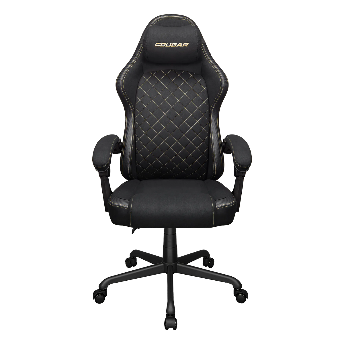 SILLA COUGAR GAMER ERGONOMICA FUSION EX GOLD F (CGR-FXF-GLB) BLACK