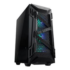 GABINETE ASUS (GT301 TUF GAMING CASE/BLK/ARGB FAN// ) NEGRO,RGB 120MM FANS*3,120MM FAN,VIDRIO TEMPLADO,MT,S/FUENTE-1