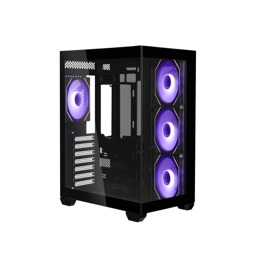 GABINETE COOLER MASTER (E681-KHNN75-SA0)CASE ELITE 681+HYPER 212 SPECTRUM V3+MWE GOLD 750V3 NM,NEGRO