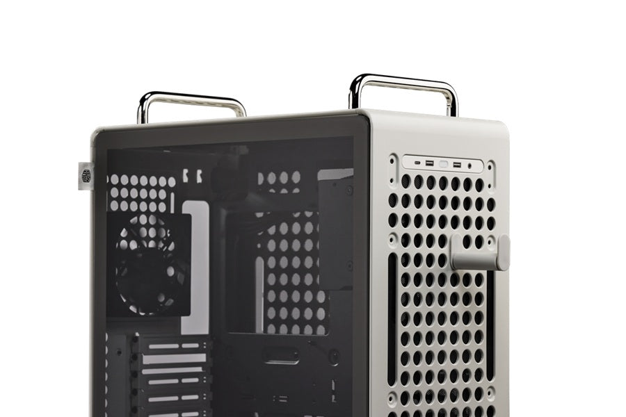GABINETE COOLER MASTER (Q540-MGNN-S00) QUBE 540 STARDUST IRON,MEDIA TORRE,ITX-*E-ATX,GRIS,S/FUENTE-1