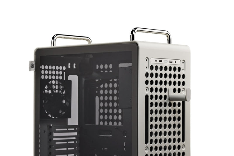 GABINETE COOLER MASTER (Q540-MGNN-S00) QUBE 540 STARDUST IRON,MEDIA TORRE,ITX-*E-ATX,GRIS,S/FUENTE-1