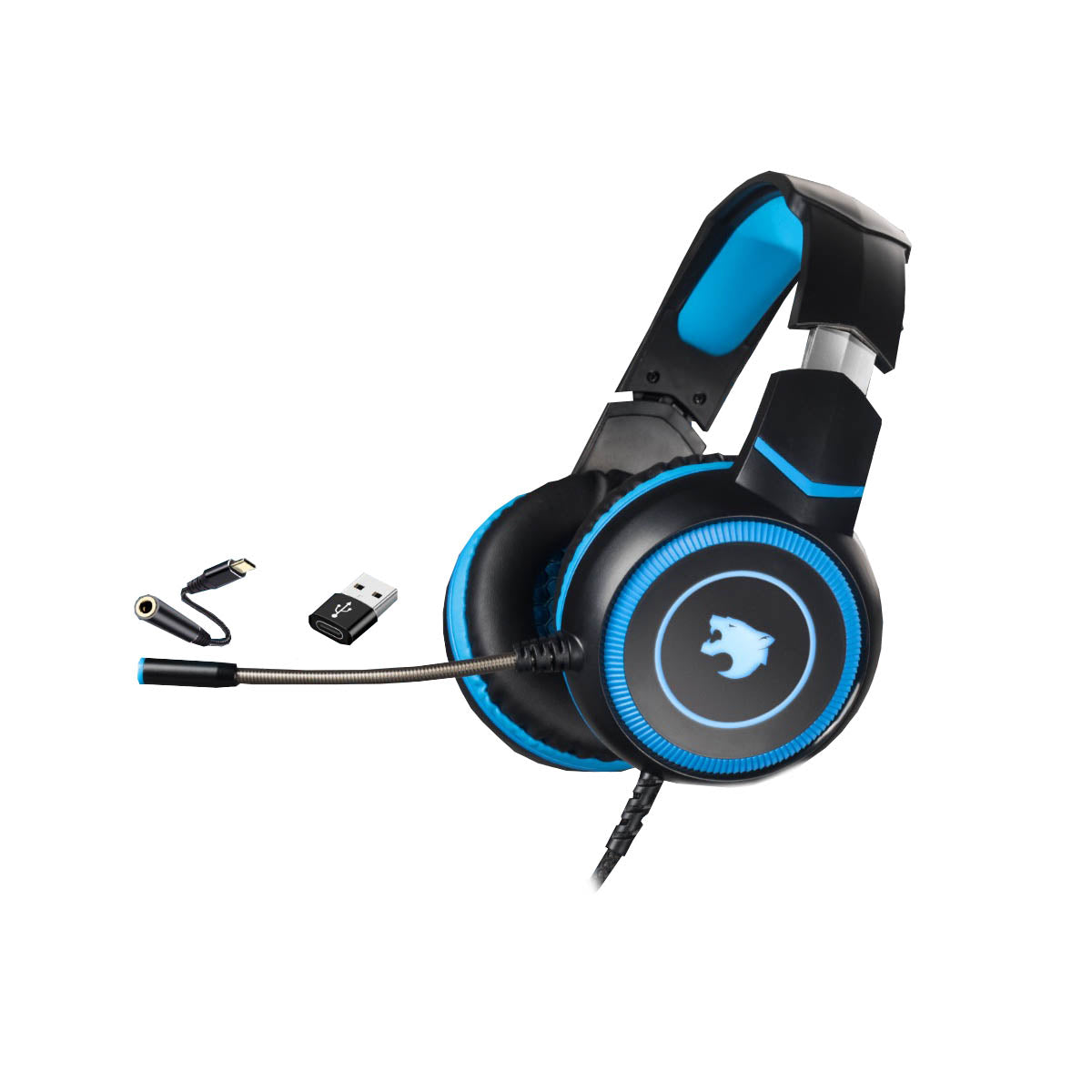 AUDIFONOS YAGUARET (HGQUIMERAYGT) QUIMERA GAMING CON MICROFONO CONTROL DE AUDIO, 3.5