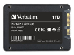 UNIDAD SSD 2.5" VERBATIM 1TB (49353) VI550, SATA3, 7MM-1
