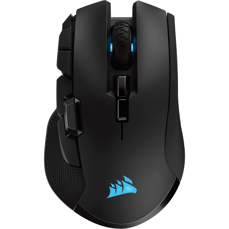 MOUSE OPTICO CORSAIR (CH-9317011-NA) IRONCLAW RGB WIRELESS, RECARGABLE, NEGRO, 18000 DPI-1