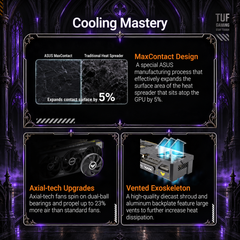ASUS TUF Gaming GeForce RTX 5090 GPU de triple ventilador, 32GB GDDR7 (regalo sorpresa en tu compra)-7