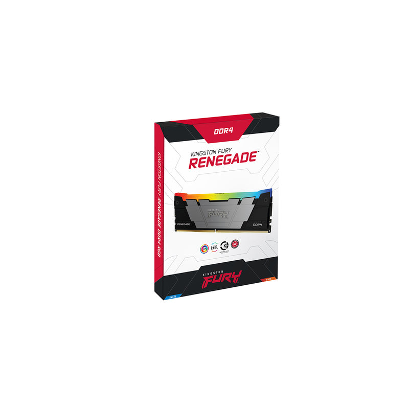 MEMORIA DIMM DDR4 KINGSTON (KF436C18RB2A/32) 32GB (1X32GB) 3600MHZ, CL18, NON-ECC, FURY RENEGADE RGB-1