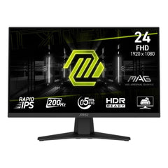 MONITOR LED MSI 24" (MAG 244F) 1920X1080, PLANO, RAPID IPS, 200HZ, 0.5MS, 1*HDMI,1*DP, FREESYNC-1