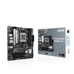 MOTHERBOARD ASUS (PRIME B650M-A II) SOCKET AM5,4* DDR5,HDMI,DP,VGA, MICRO ATX-1