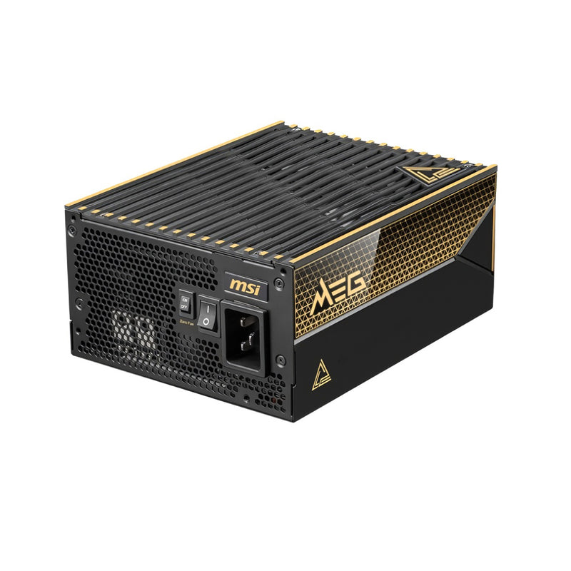 FUENTE DE PODER MSI (MEG AI1600T PCIE5) 1600W, PCI 5.1, FULL MODULAR, 80 PLUS TITANIUM, PFC, ATX 3.1-1