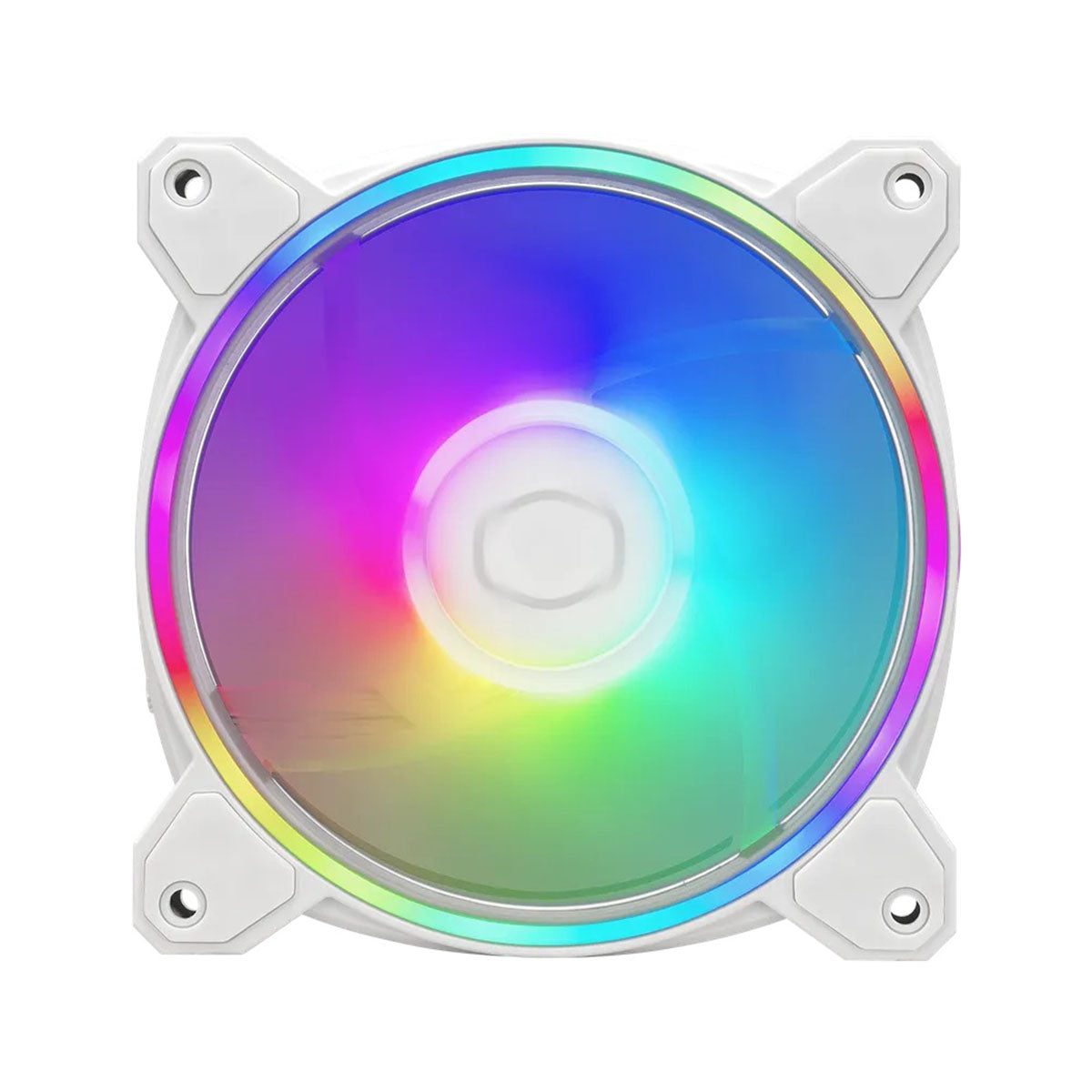 VENTILADOR P/GABINETE COOLER MASTER (MFL-B2DW-21NP2-R2) MASTER FAN NF120 HALO2, ARGB, 4PWM, BLANCO