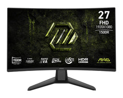 MONITOR LED MSI 27" (MAG 274CF X24) 1920X1080, 240HZ, .5MS, DP,2*HDMI, NEGRO-1