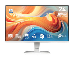 MONITOR LED MSI 24" (PRO MP243W E14) 1920X1080, 144HZ, 1MS, DP, HDMI, BLANCO-1