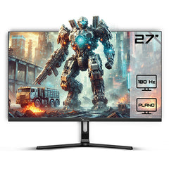 MONITOR LED XZEAL 27" (XZMXZ48B) 1920*1080 FULL HD, PLANO, 180HZ, 1MS, HDMI, NEGRO-1