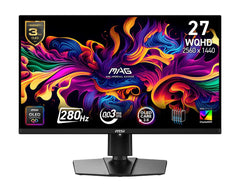 MONITOR OLED MSI 27" (MAG 271QP QD-OLED X28) 2560X1440 WQHD,PLANO, 280HZ, 1*DP, 2*HDMI, 1*USB C-1