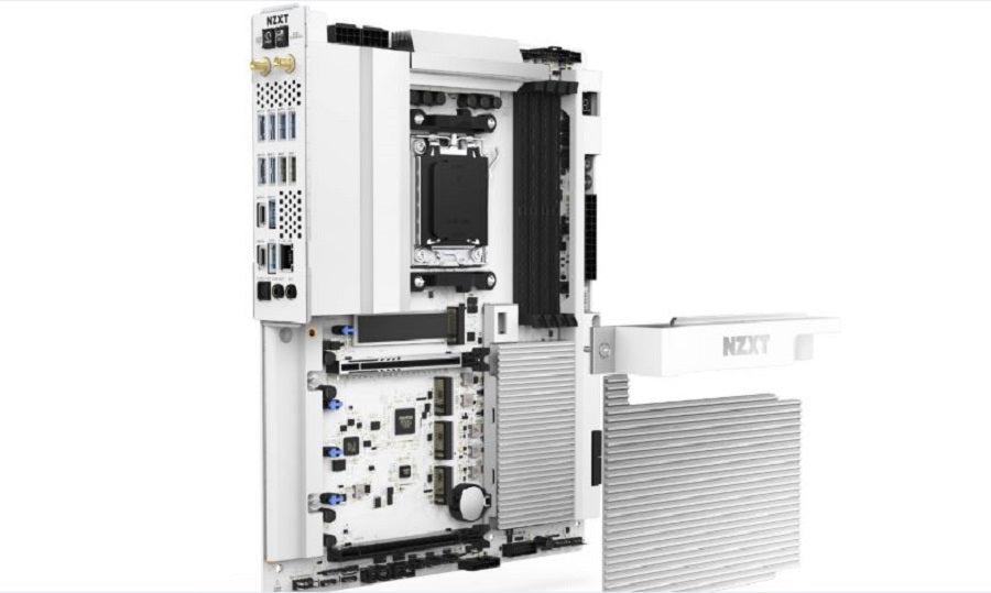 MOTHERBOARD NZXT (N9-Z89XT-W1) N9 Z890 GAMING, INTEL Z890 CHIPSET, WI-FI, CUBIERTA BLANCA