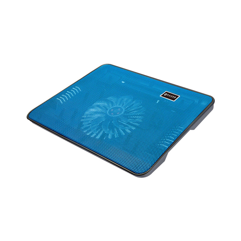 BASE LAPTOP NACEB (NA-0108A) 1 VENTILADOR, LAPTOP HASTA 15", METALICA, 1*USB TIPO A, AZUL-1