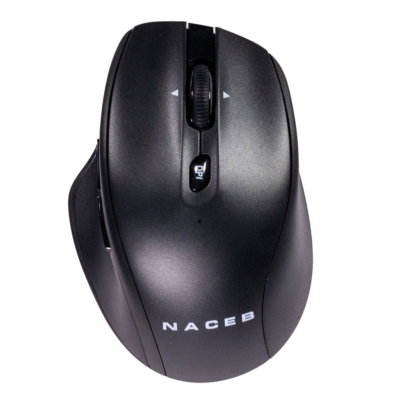 MOUSE INALAMBRICO NACEB NA-0139N DUAL MODE NEGRO