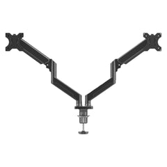SOPORTE P/MONITOR NACEB (NA-0214) 2 MONITORES, ARTICULADO, 10"-32", 10KG, VESA, NEGRO-1