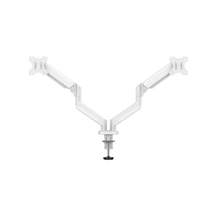 SOPORTE P/MONITOR NACEB (NA-0215) 2 MONITORES, ARTICULADO, 10"-32", 10KG, VESA, BLANCO-1