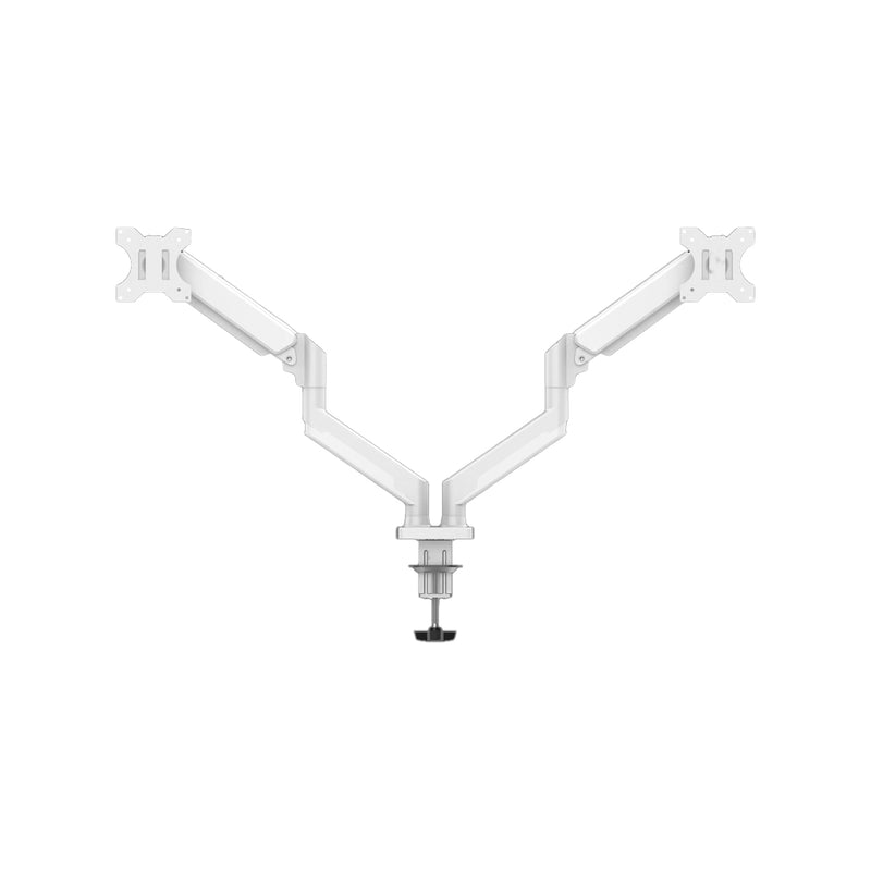 SOPORTE P/MONITOR NACEB (NA-0215) 2 MONITORES, ARTICULADO, 10"-32", 10KG, VESA, BLANCO-1