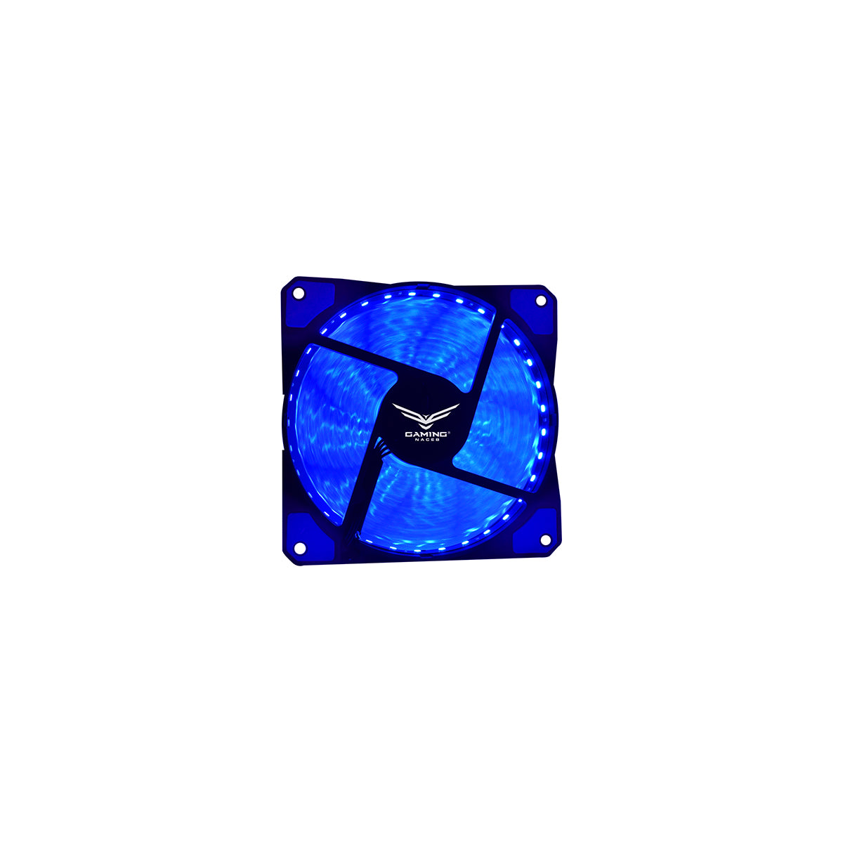 VENTILADOR P/ GABINETE NACEB (NA-0919A) 120MM, 1200RPM, LED Y ABS AZUL