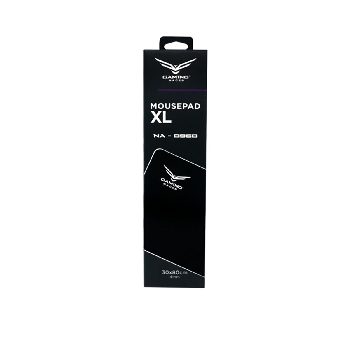 MOUSE PAD NACEB (NA-0960) XL,MICROFIBRA,30*80*4,NEGRO