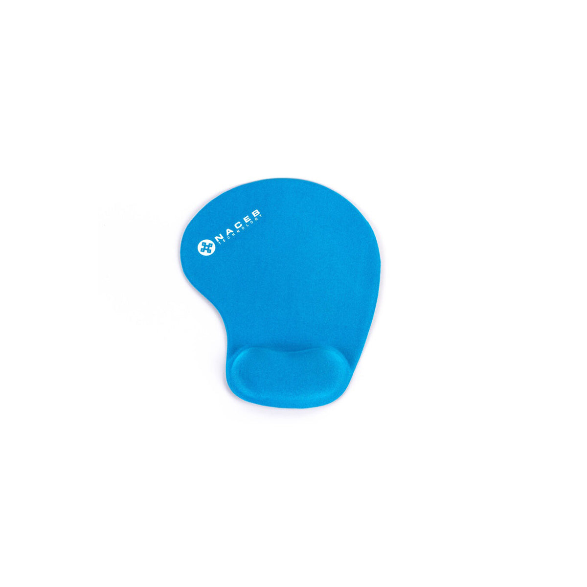 MOUSE PAD NACEB (NA-549AZ) TELA,DESCANSAMUNECAS,HIDROGEL,AZUL-1