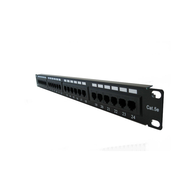 PATCH PANEL (BLANK) NITROTEL 24 PUERTOS, METALICO (NTBP24UP) VACIO-1