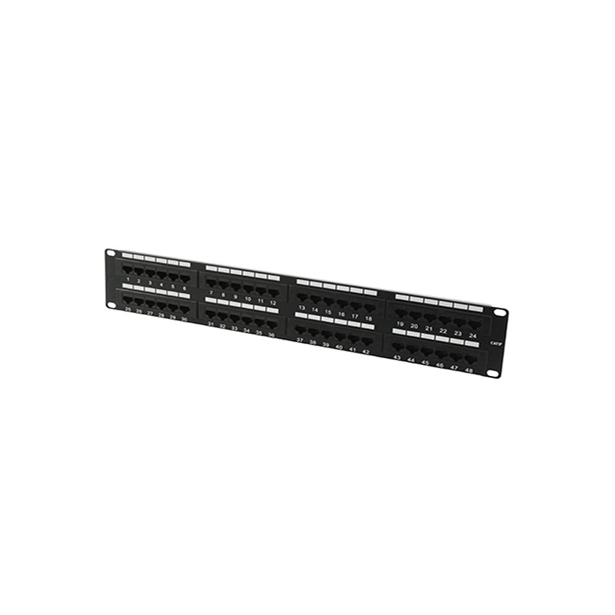PATCH PANEL NITROTEL 24 PUERTOS UTP CAT.5E 110 IDC T568A/B (NTPP5E24U)-1