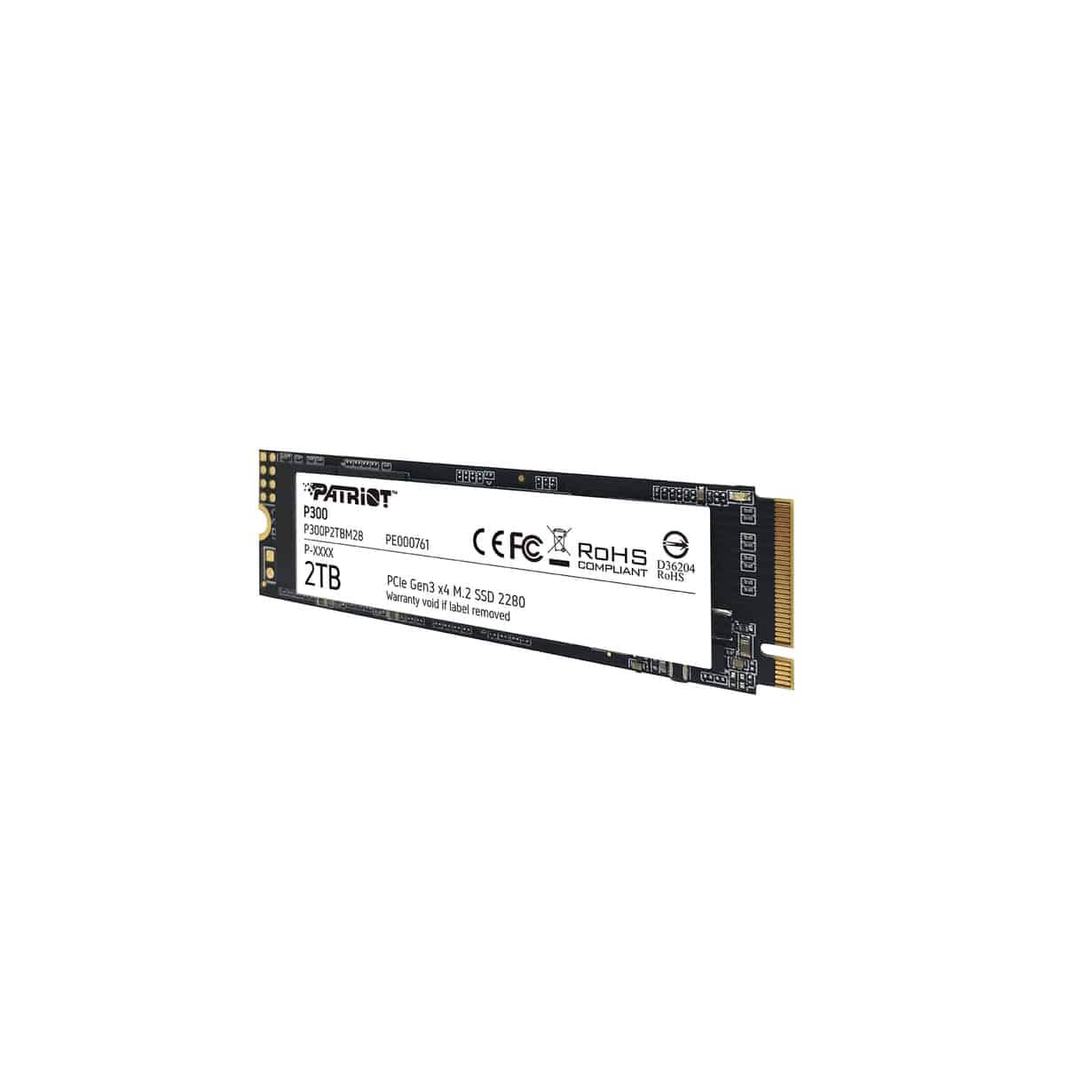UNIDAD SSD M.2 PATRIOT 128GB (P300P128GM28) P300, PCIE 3.0, NVME, 2280
