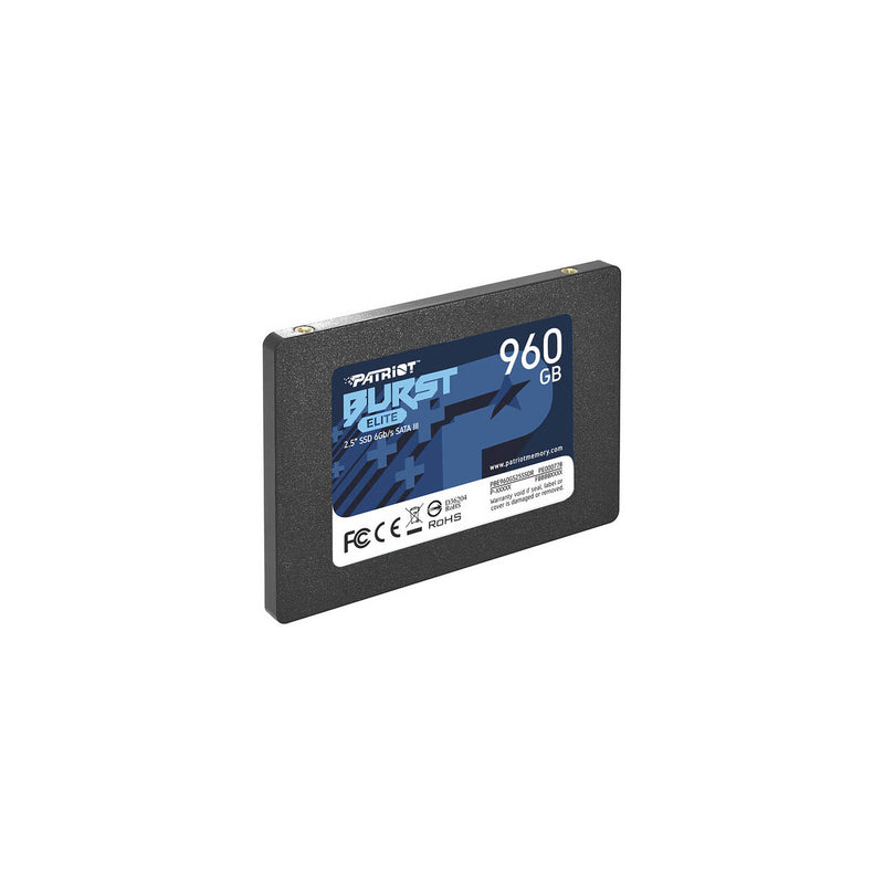 UNIDAD SSD 2.5" PATRIOT 960GB (PBE960GS25SSDR) BURST ELITE, SATA3, 7MM, 3D NAND-1