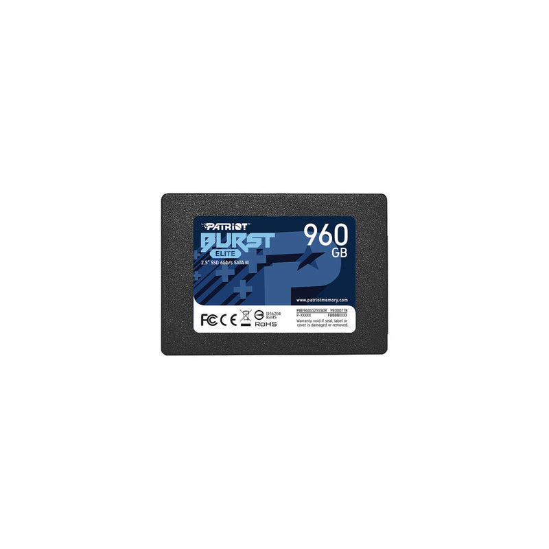 UNIDAD SSD 2.5" PATRIOT 960GB (PBE960GS25SSDR) BURST ELITE, SATA3, 7MM, 3D NAND-2