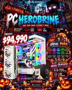 PC HEROBRINE - Ryzen 9 9900X3D + 64GB RAM DDR5 + RTX 5080 16GB-1