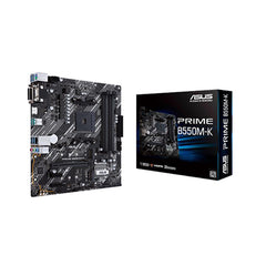 MOTHERBOARD ASUS (PRIME B550M-K) SOCKET AM4,4*DDR4,HDMI,D-SUB, DVI,PCIE 4.0,MICRO ATX-1
