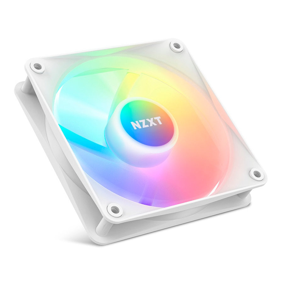 VENTILADOR P/GABINETE NZXT (RF-D12SF-W1) F120 RGB DUO, 120MM, BLANCO-1