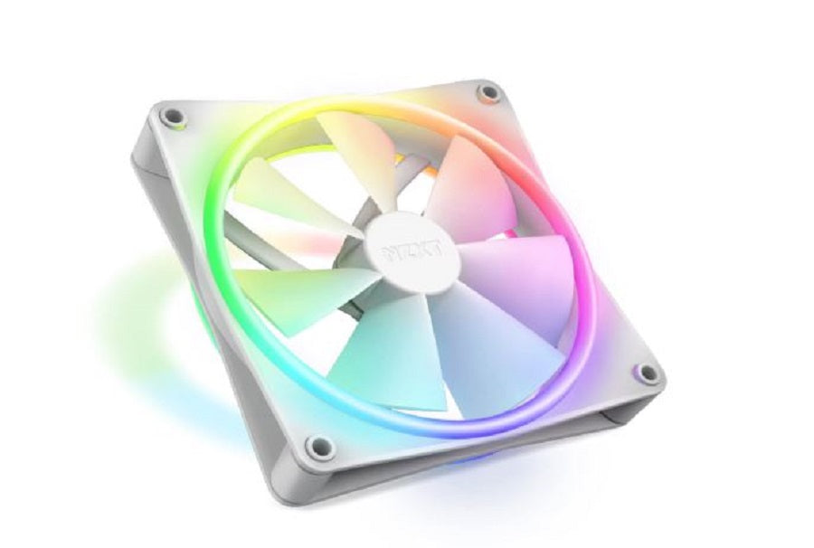 VENTILADOR P/GABINETE NZXT (RF-D14SF-W1) F140 RGB DUO, 140MM, BLANCO