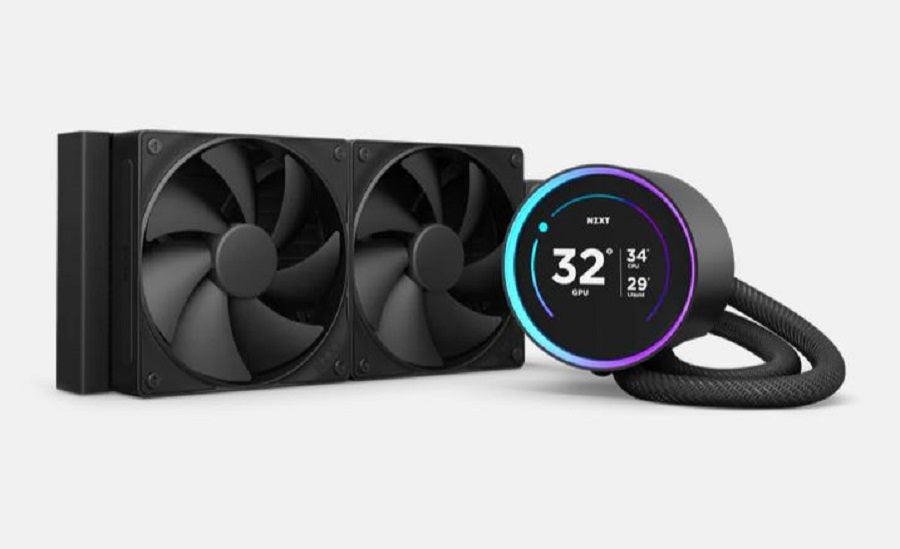VENTILADOR P/CPU NZXT (RL-KN24E-B2) KRAKEN ELITE 240 V2 LCD, FANS 2 X 120MM, 2000RPM, NEGRO-4