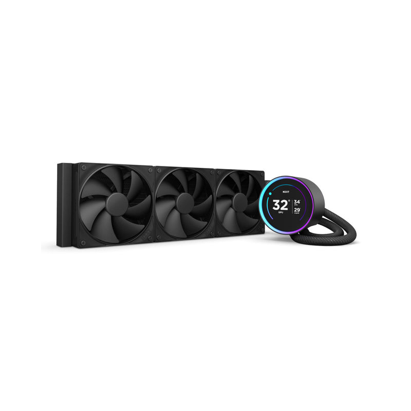 VENTILADOR P/CPU NZXT (RL-KN36E-B2) KRAKEN ELITE 360 LCD, FANS 3 X 120MM, 2000RPM, NEGRO-5