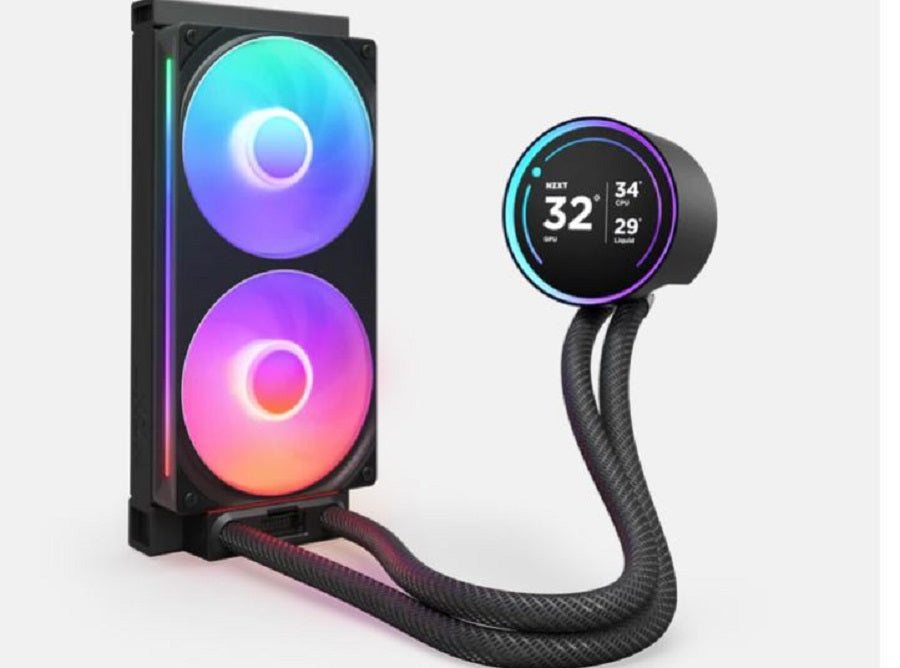 VENTILADOR P/CPU NZXT (RL-KR24E-B2) KRAKEN ELITE 240 RGB V2 LCD, 240MM, 2800RPM, NEGRO-5